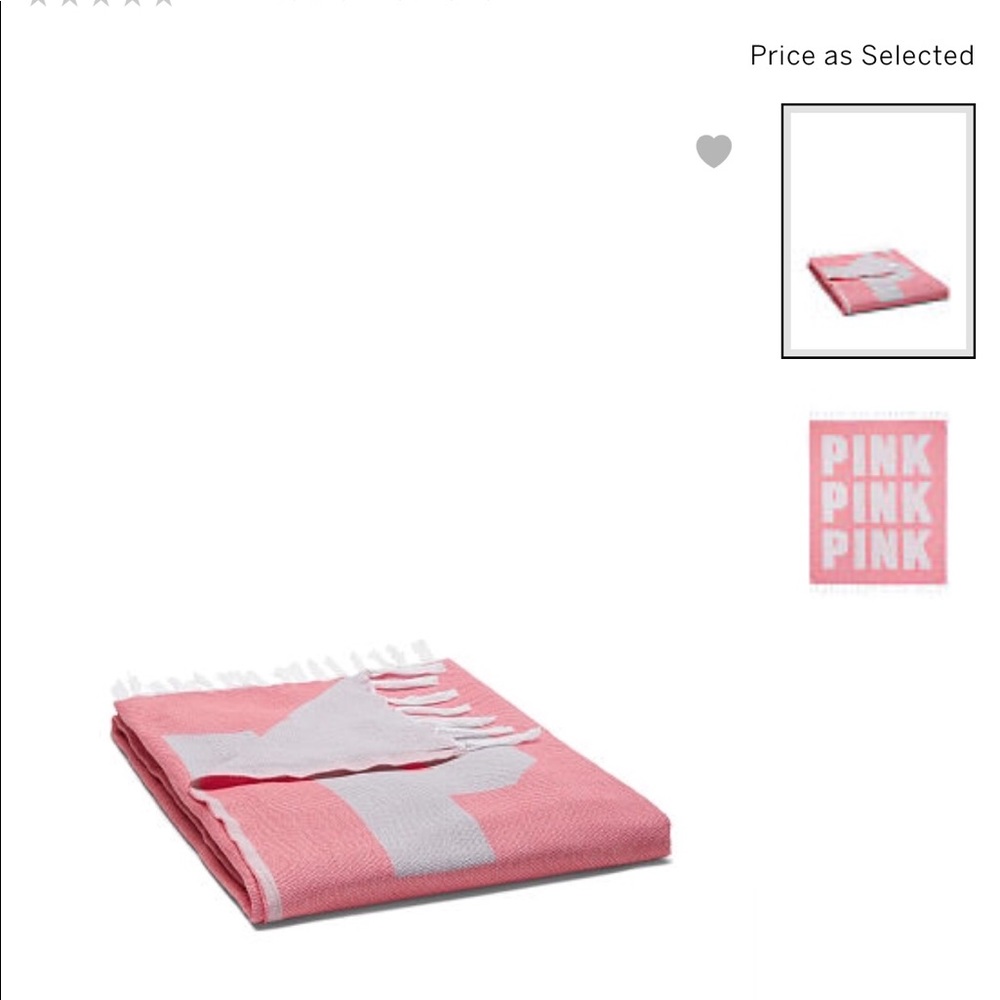 VS Pink Beach Rug, New In Package - Picture 2 of 3